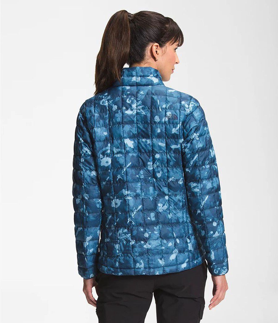 Dámské Zateplené Bundy The North Face Printed Thermoball Eco 2.0 Blankyt | EHTNXQI-45