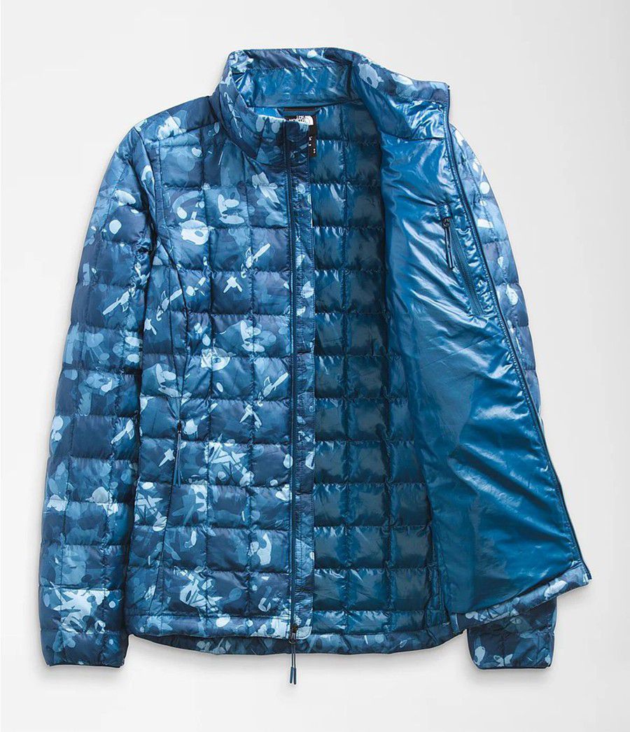 Dámské Zateplené Bundy The North Face Printed Thermoball Eco 2.0 Blankyt | EHTNXQI-45