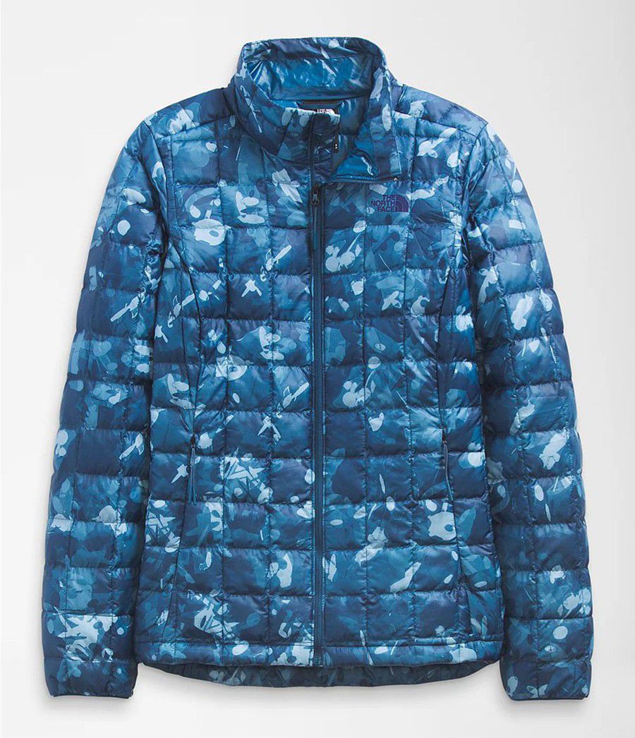 Dámské Zateplené Bundy The North Face Printed Thermoball Eco 2.0 Blankyt | EHTNXQI-45