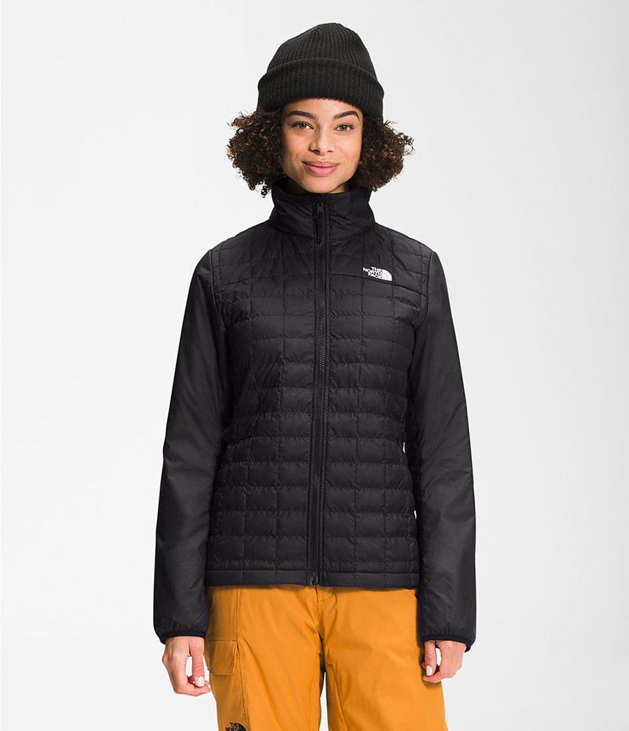 Dámské Zateplené Bundy The North Face Thermoball Eco Snow Triclimate® Žluté | YHQECWN-26