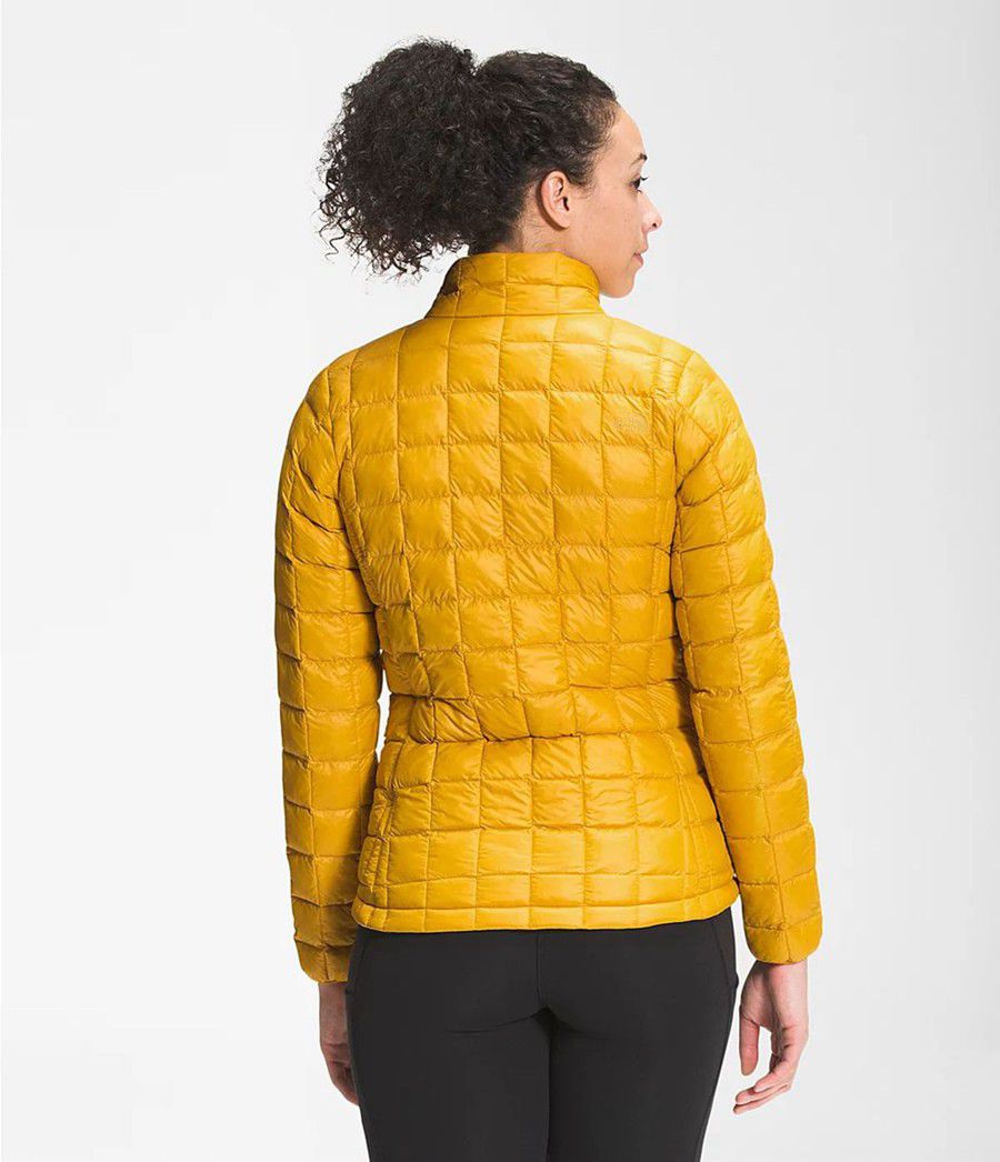 Dámské Zateplené Bundy The North Face Thermoball Eco Žluté | MLPCUXQ-32