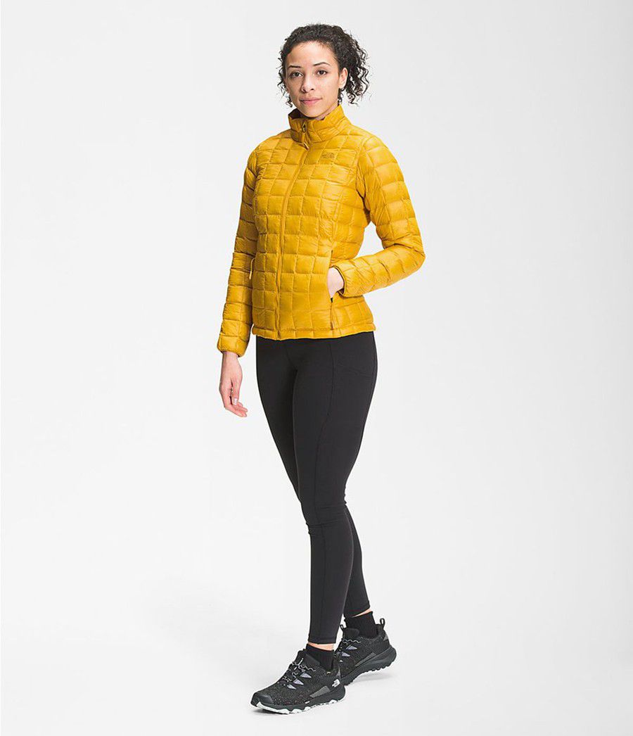 Dámské Zateplené Bundy The North Face Thermoball Eco Žluté | MLPCUXQ-32