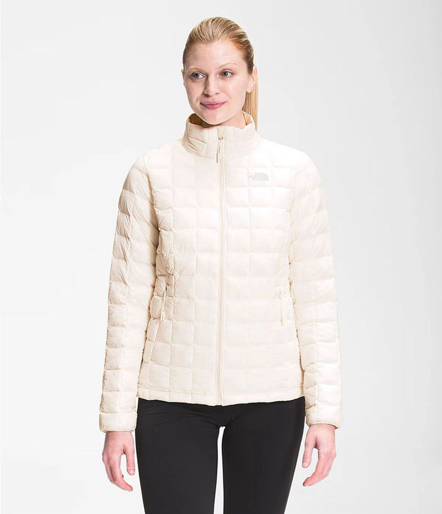 Dámské Zateplené Bundy The North Face Thermoball Eco Bílé | GKINPBC-16