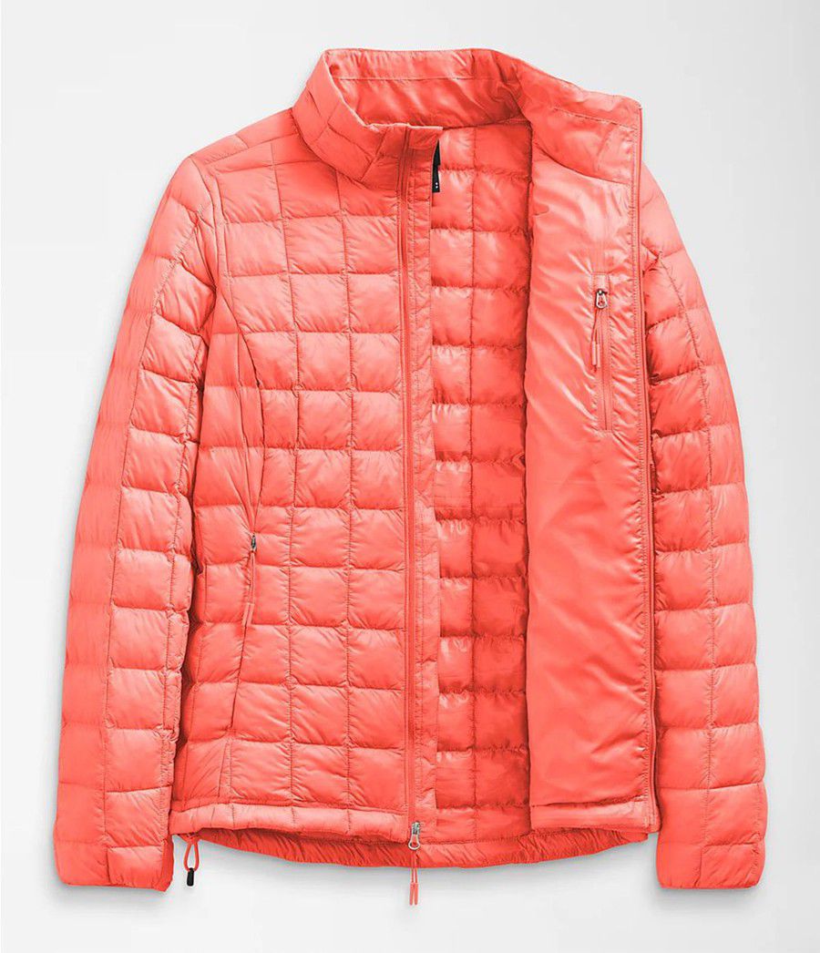 Dámské Zateplené Bundy The North Face Thermoball Eco Oranžové | TEPUFNX-38