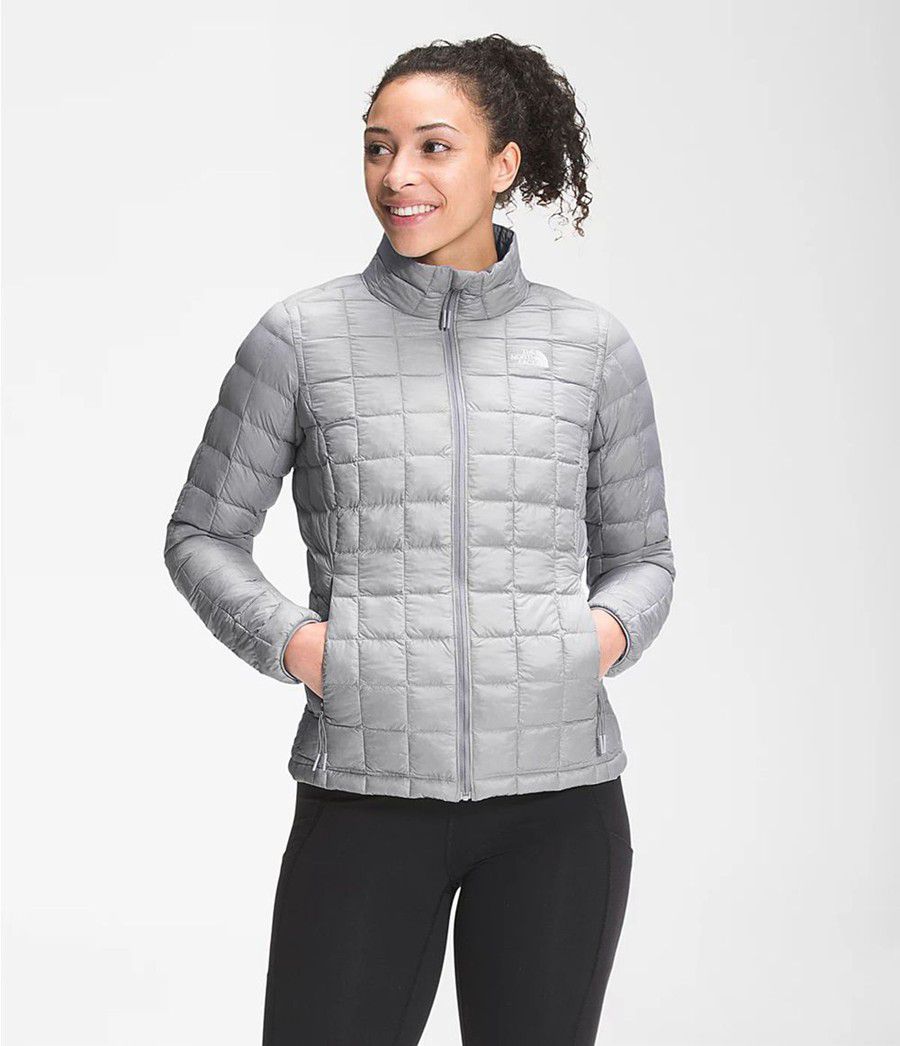 Dámské Zateplené Bundy The North Face Thermoball Eco Šedé | GIHUPOE-23