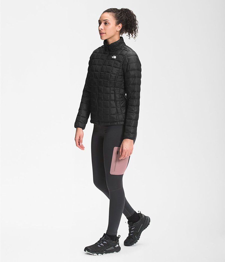 Dámské Zateplené Bundy The North Face Thermoball Eco Černé | XHKGDLC-78