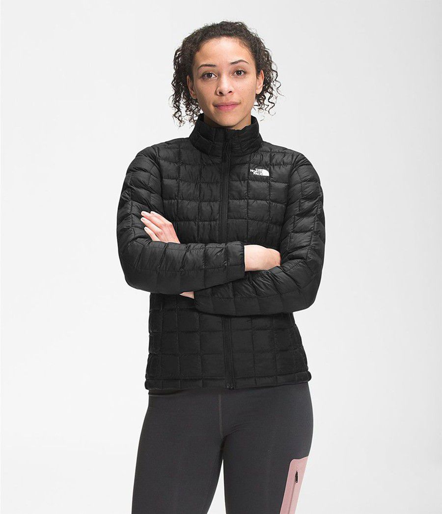 Dámské Zateplené Bundy The North Face Thermoball Eco Černé | XHKGDLC-78