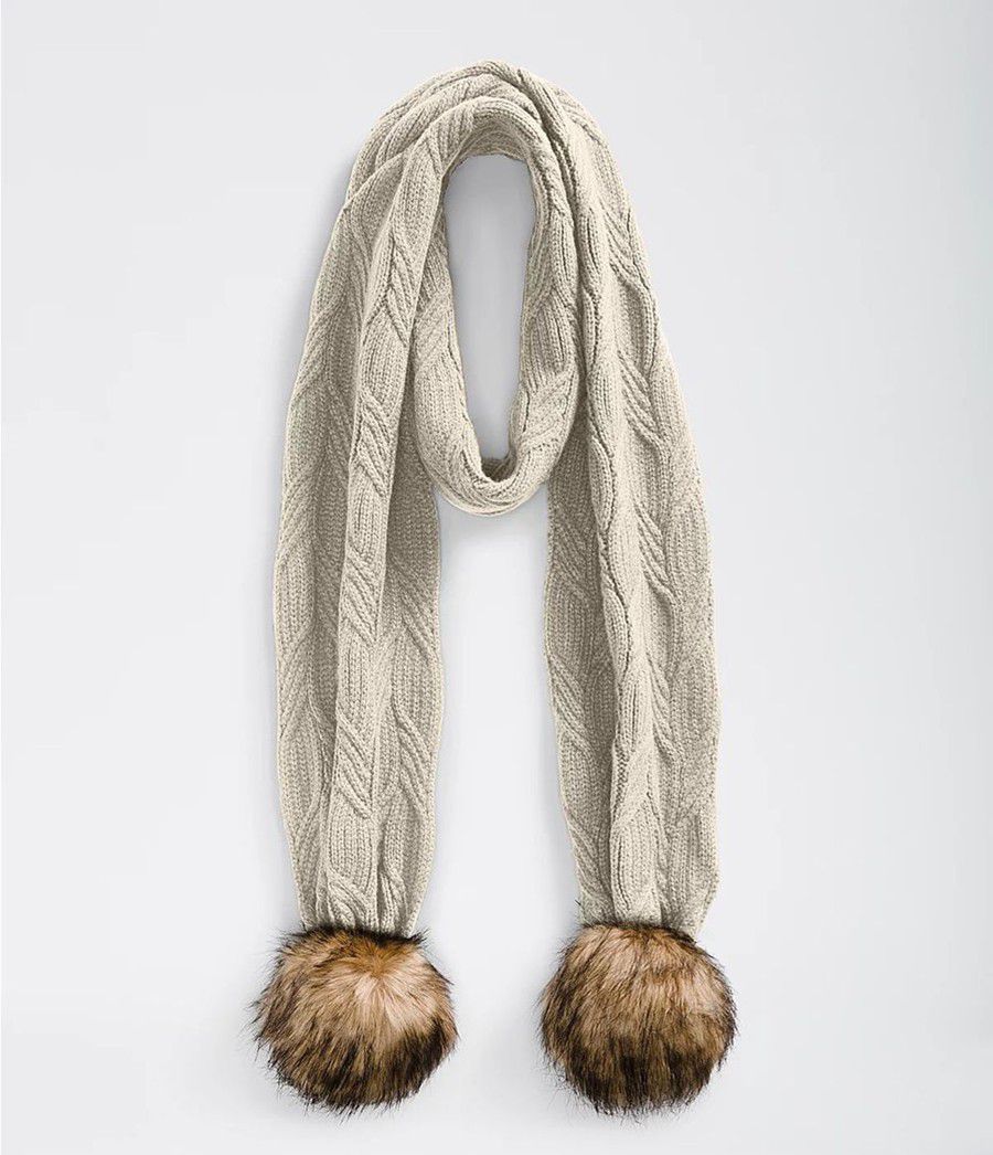 Dámské Šátky The North Face Oh-Mega Fur Pom Šedé | RNFBAVL-02