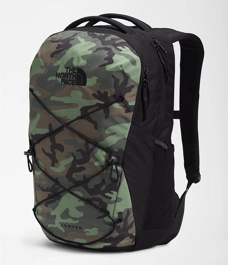 Dětské Batoh The North Face Jester Camouflage | MQBVUSH-85