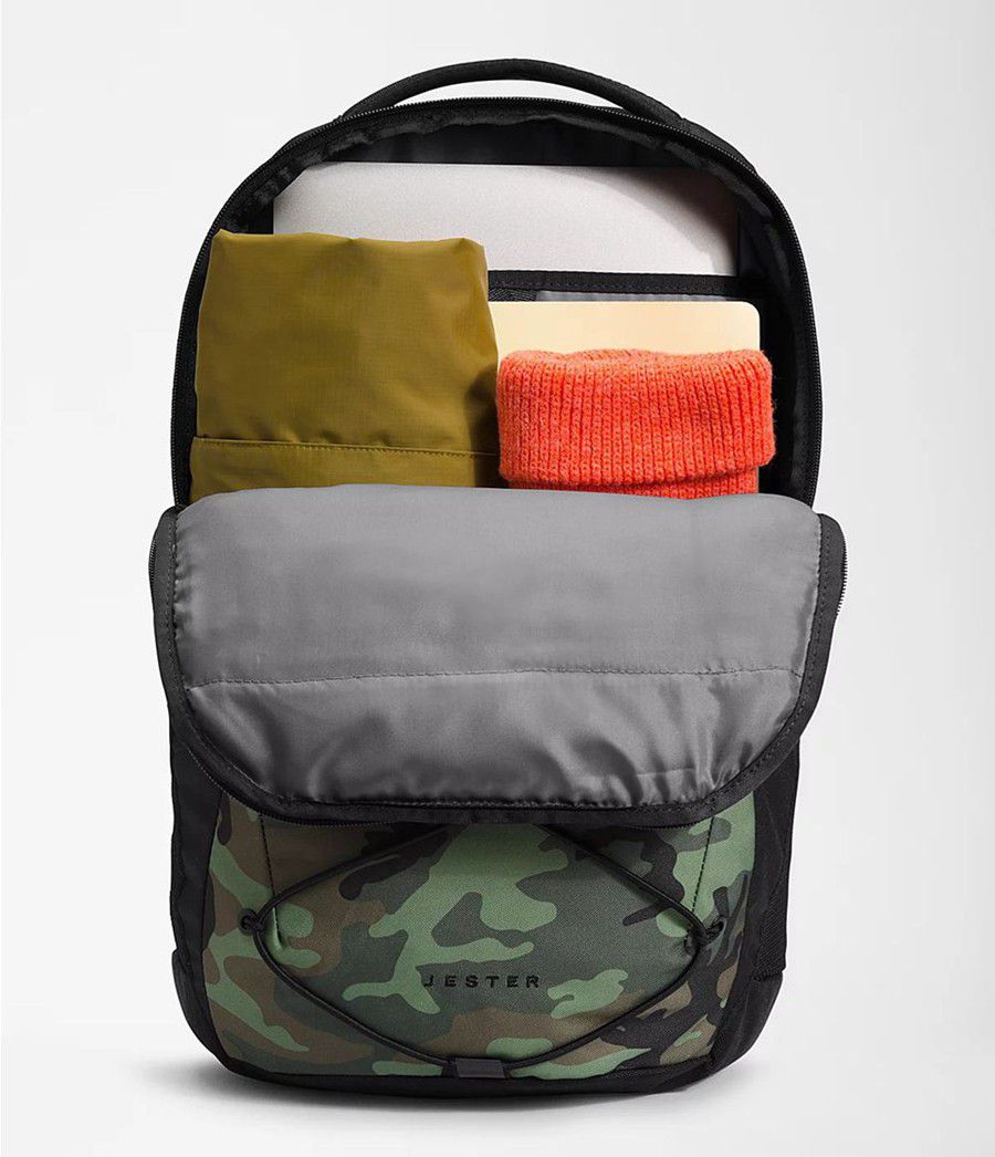 Dětské Batoh The North Face Jester Camouflage | MQBVUSH-85