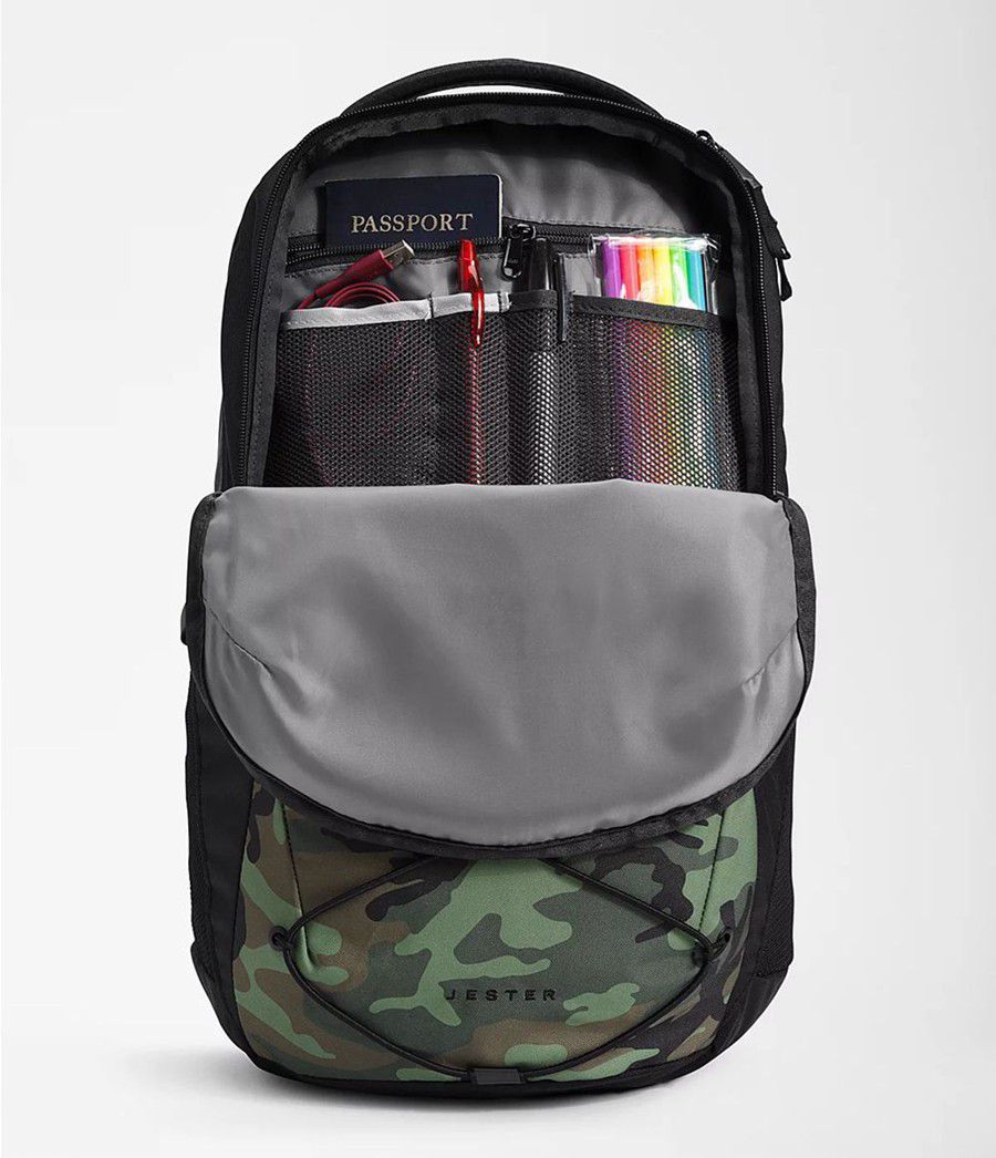 Dětské Batoh The North Face Jester Camouflage | MQBVUSH-85