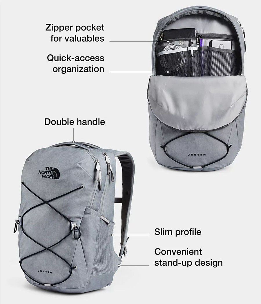 Dětské Batoh The North Face Jester Světle Šedé | ZFGACYR-86