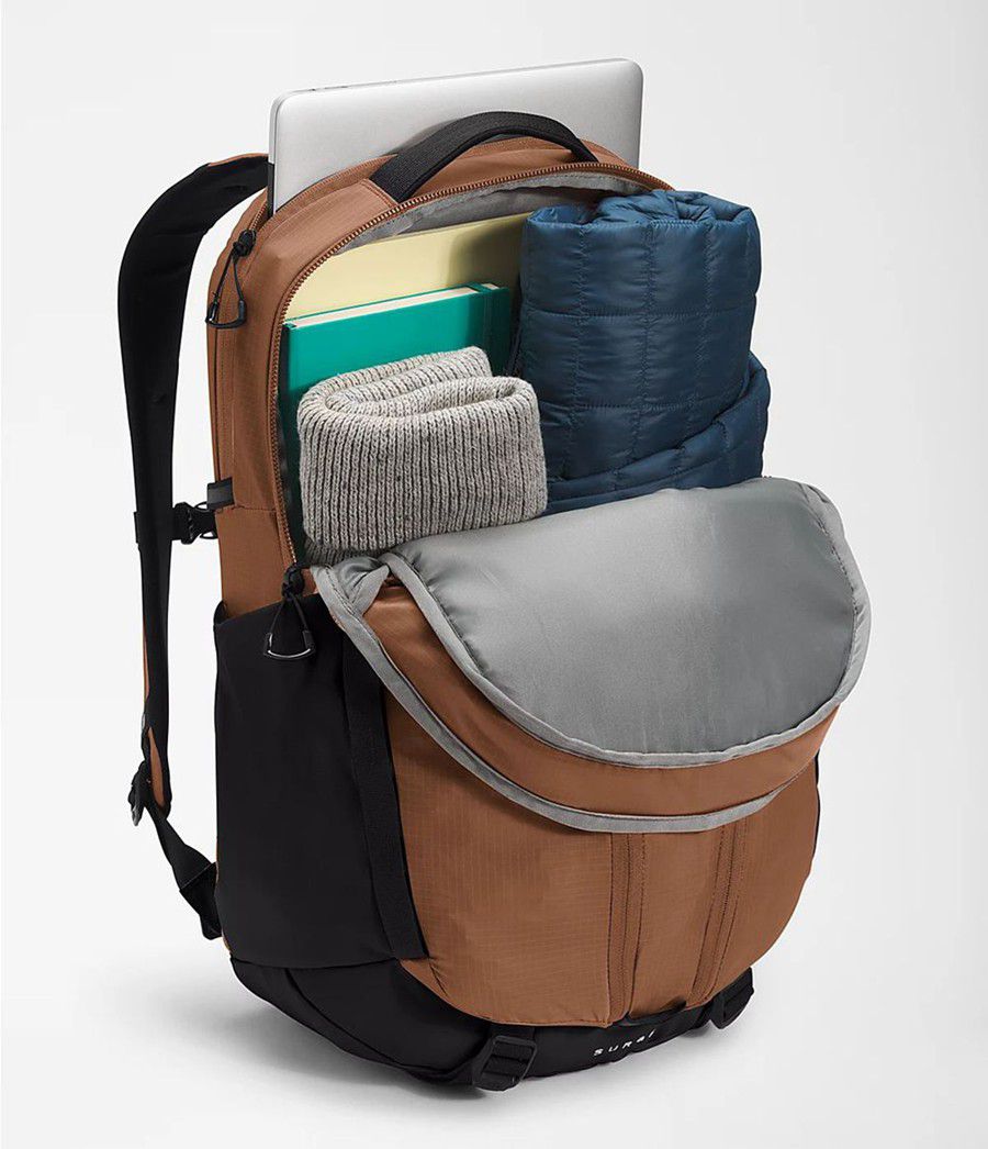 Dětské Batoh The North Face Surge Tmavě Hnědé | UOWGKDM-56