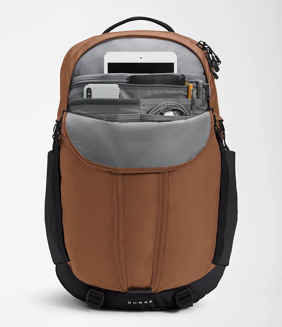 Dětské Batoh The North Face Surge Tmavě Hnědé | UOWGKDM-56