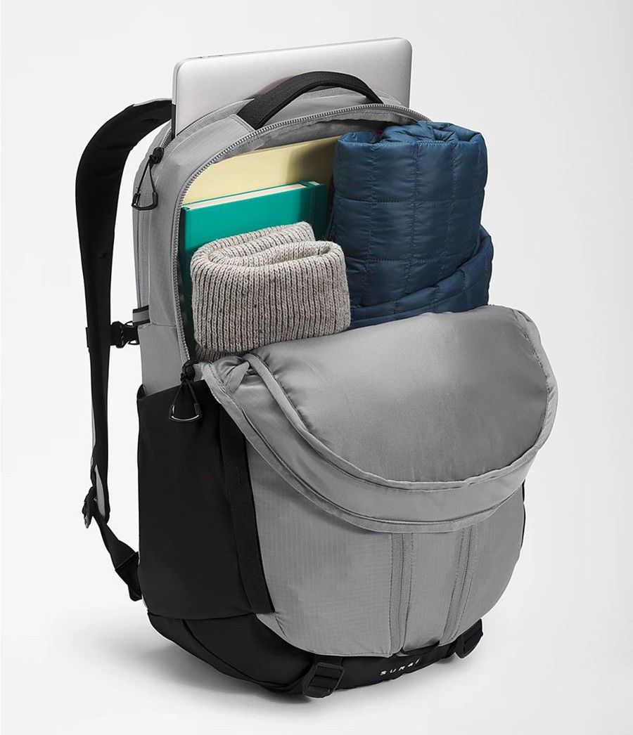 Dětské Batoh The North Face Surge Šedé | ELRASFI-39