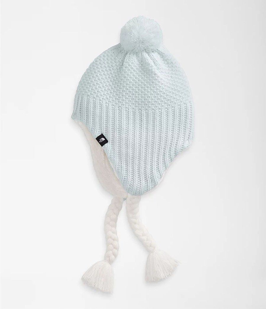 Dětské Beanies The North Face Purrl Stitch Earflap Blankyt | PKQWLSF-45