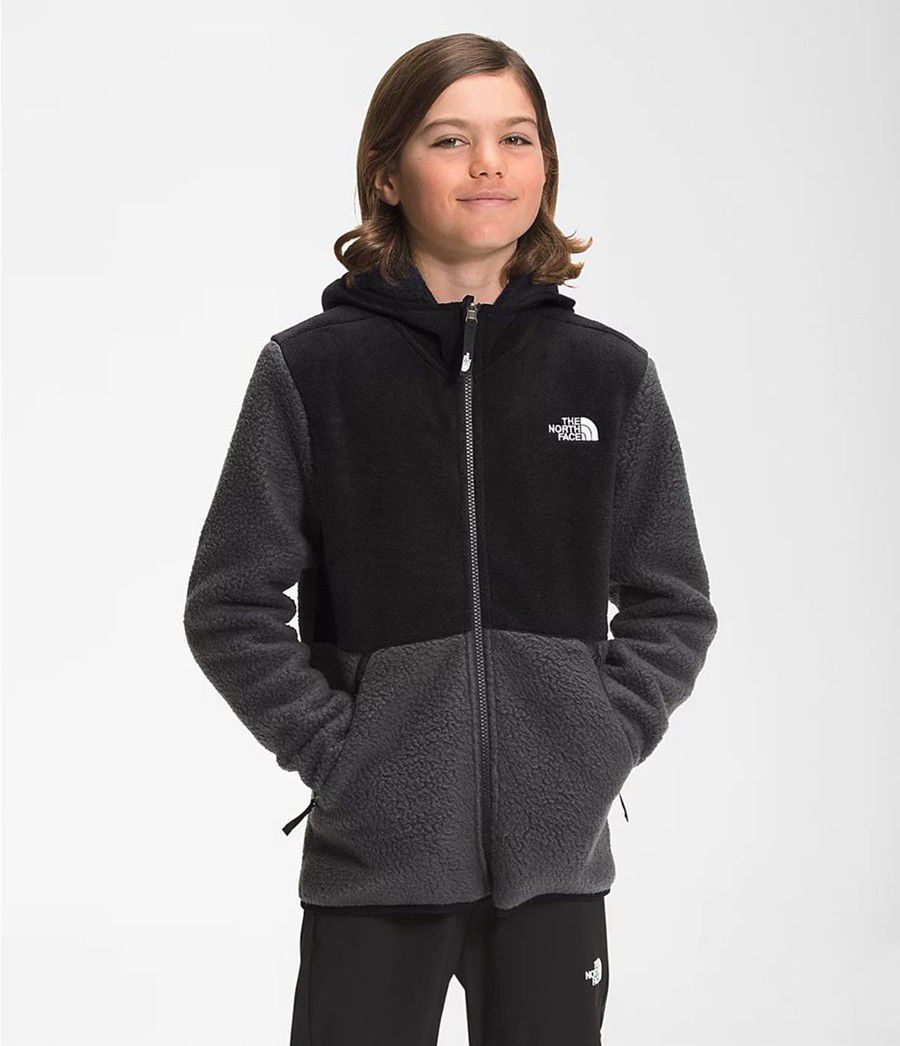 Dětské Bundy The North Face Forrest Full Zip Hooded Fleece Šedé | TKIXYUD-26