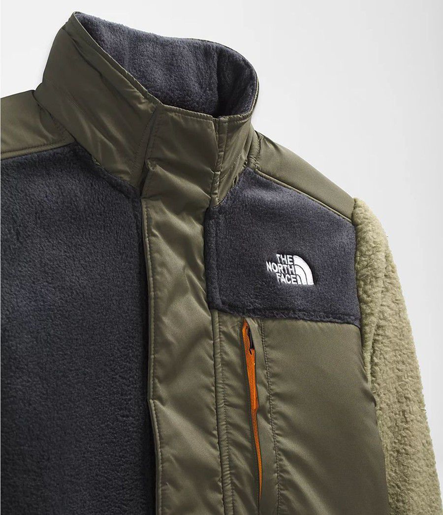 Dětské Bundy The North Face Forrest Mixed-Media Olivy Zelené | TKFYPWN-39