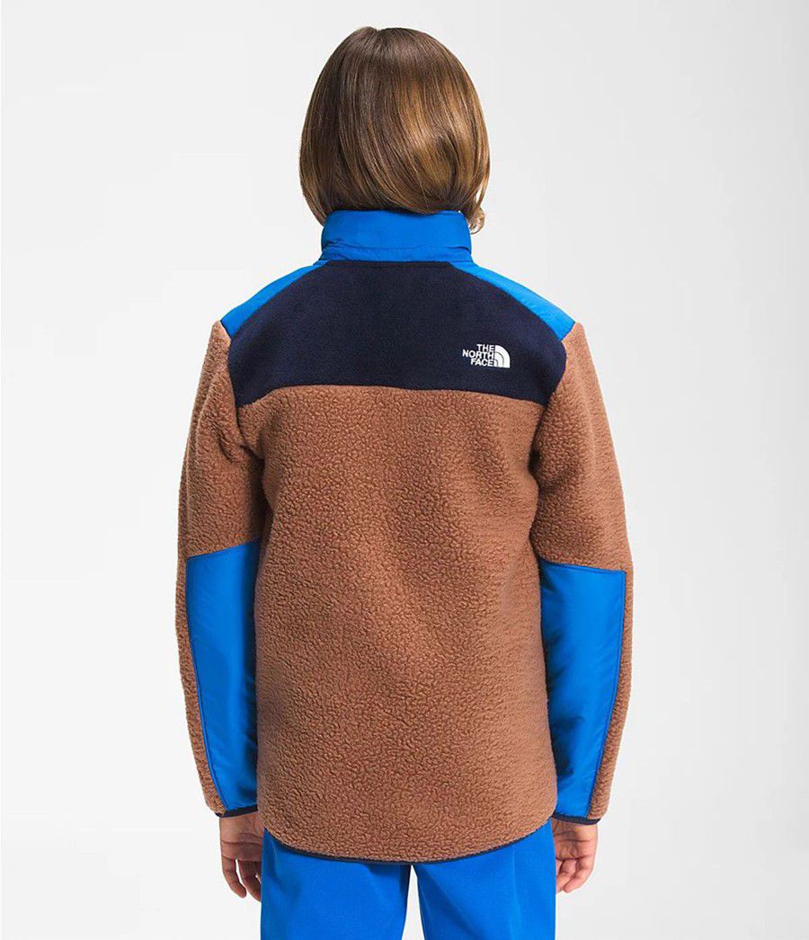 Dětské Bundy The North Face Forrest Mixed-Media Tmavě Hnědé | ZYSMULK-93