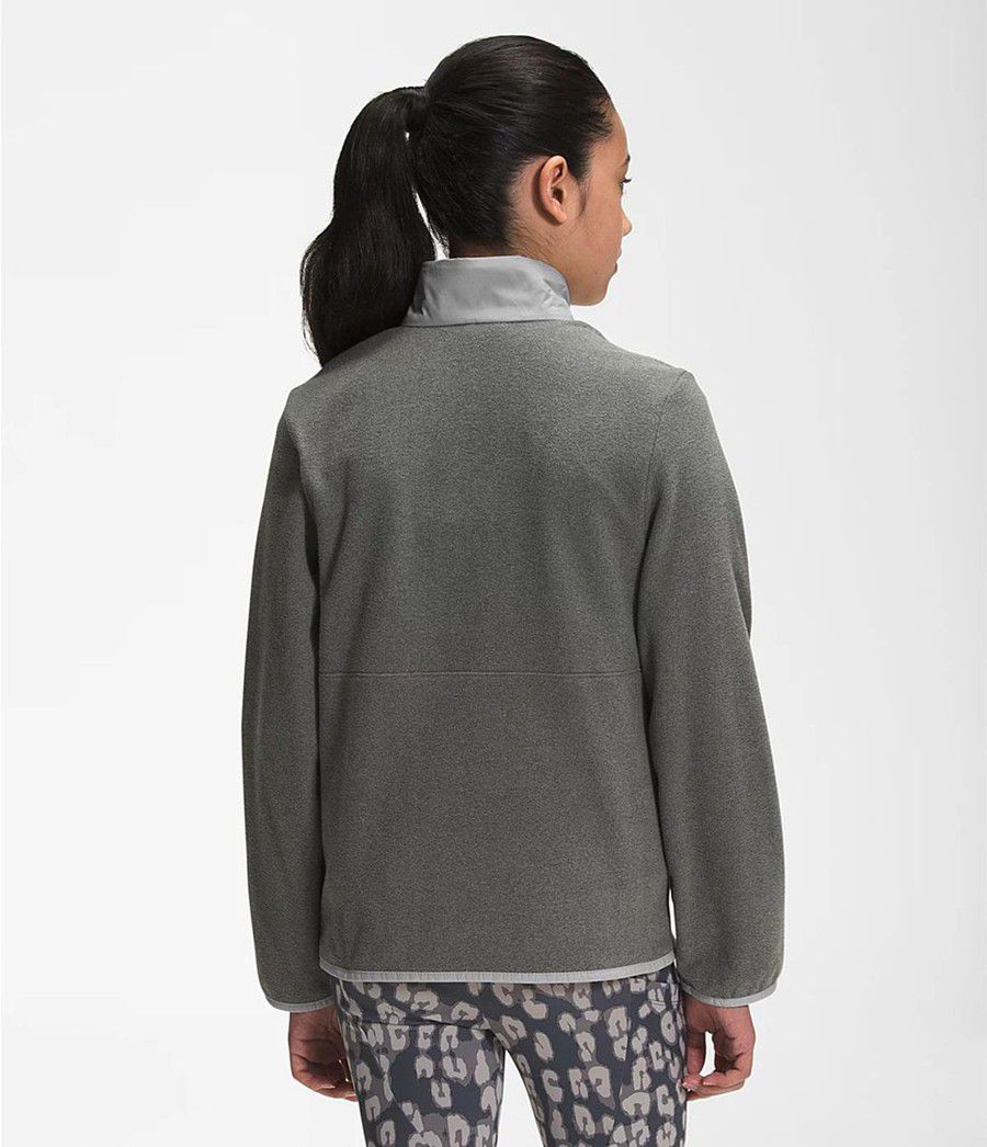 Dětské Bundy The North Face Glacier ¼ Zip Šedé | MWGERSI-21