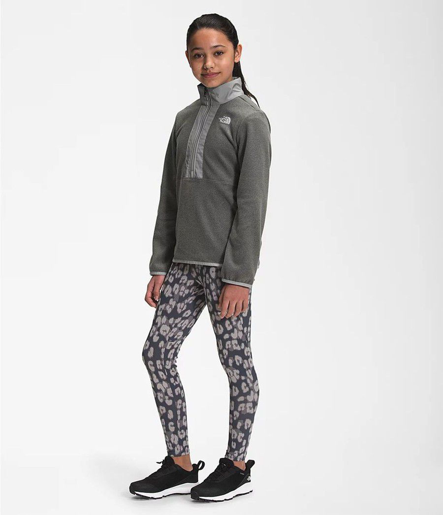 Dětské Bundy The North Face Glacier ¼ Zip Šedé | MWGERSI-21