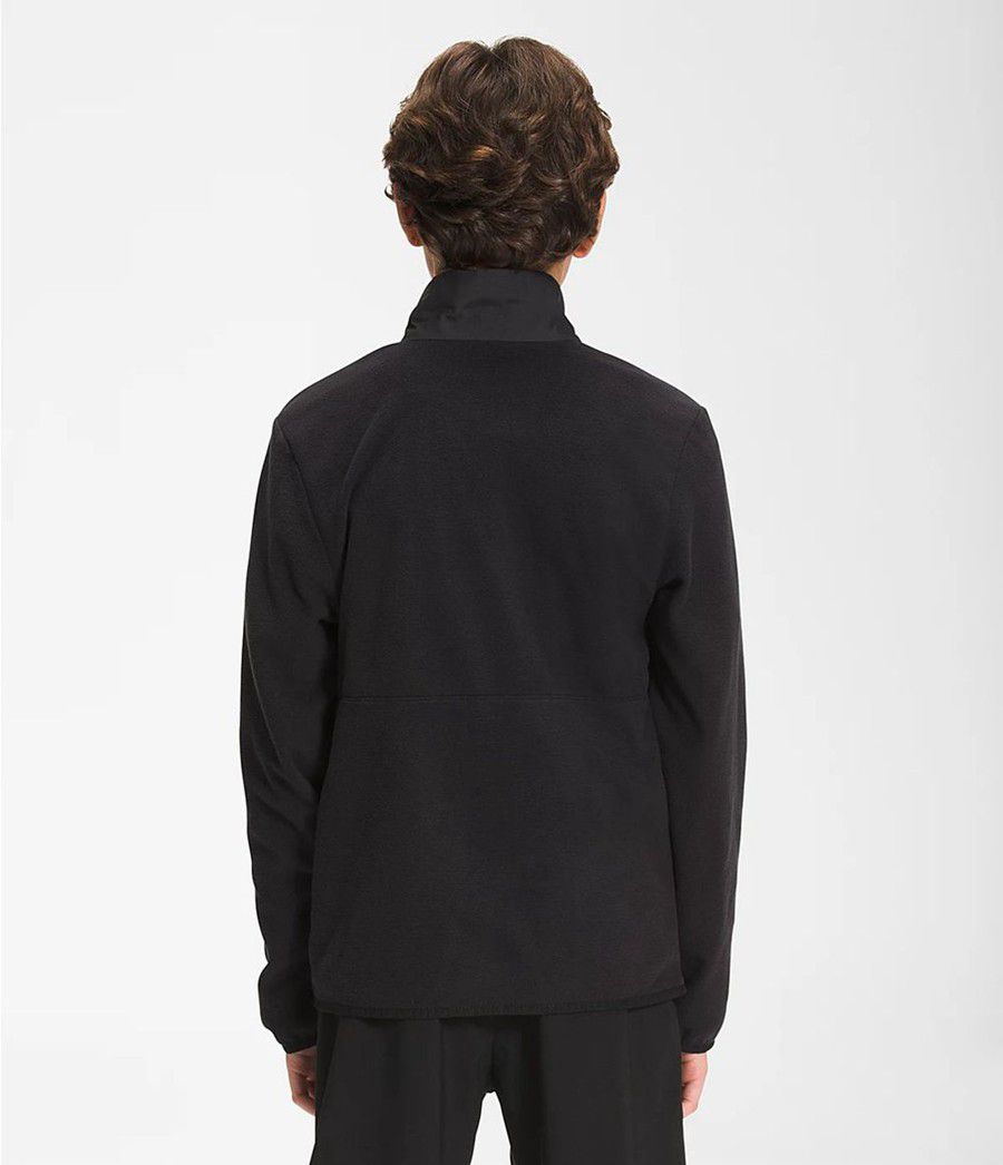 Dětské Bundy The North Face Glacier ¼ Zip Černé | KNTGFWU-36