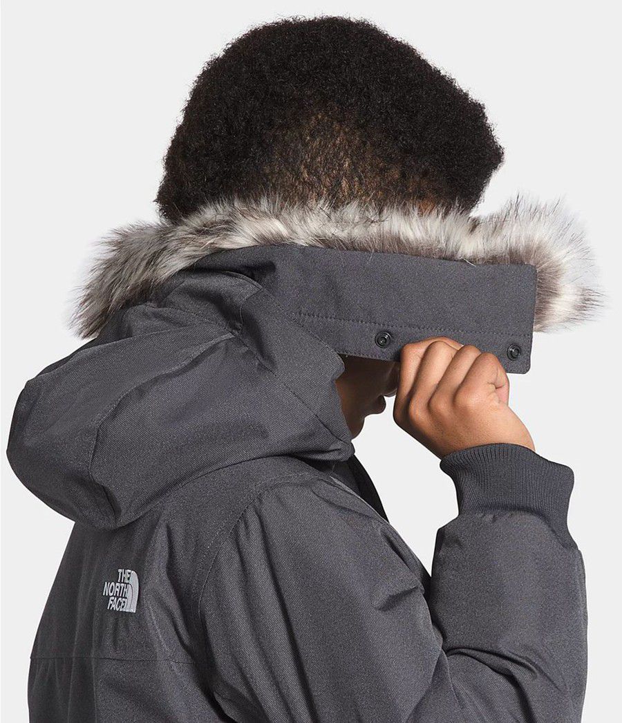 Dětské Bundy The North Face Gotham Šedé | ZGPHOBX-07