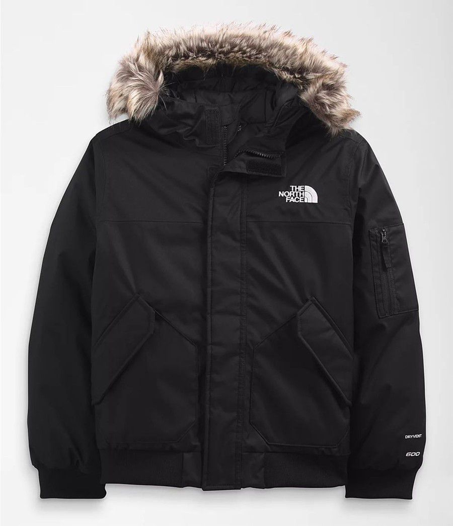 Dětské Bundy The North Face Gotham Černé | BTALCOJ-26