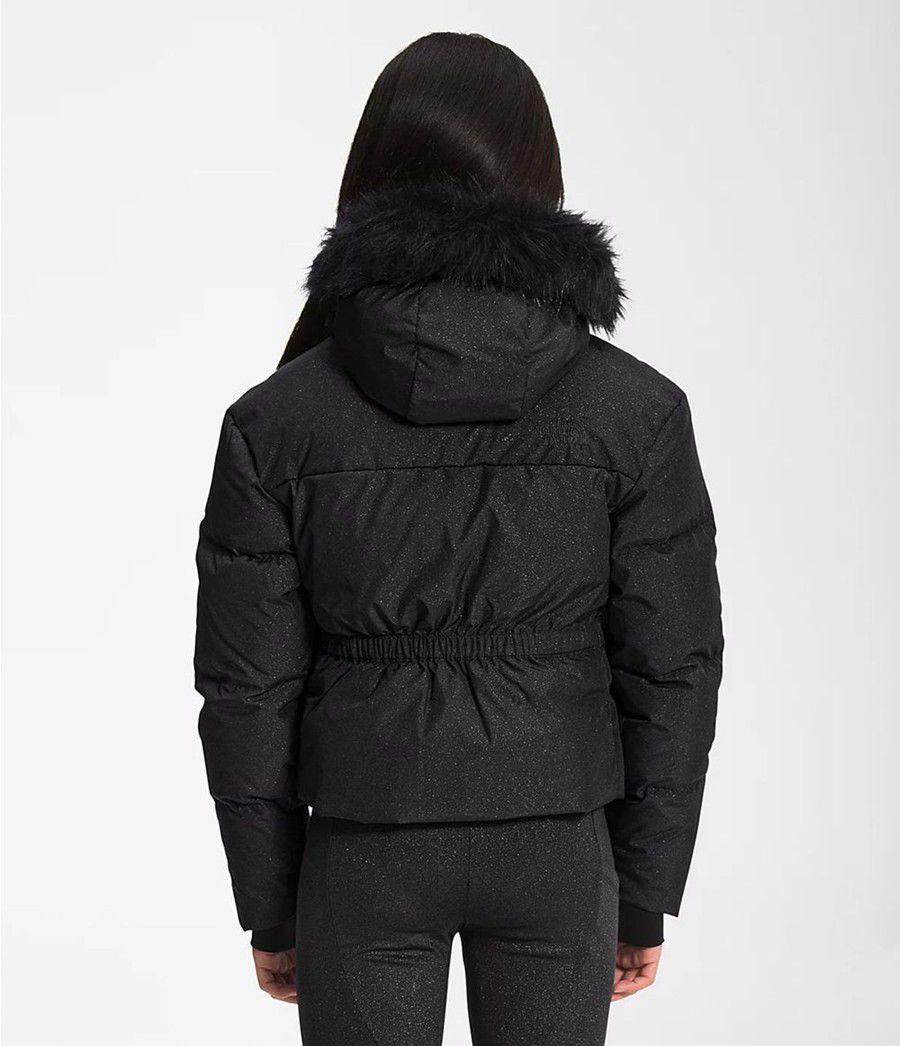 Dětské Bundy The North Face Printed Dealio City Černé | KUYICVM-61