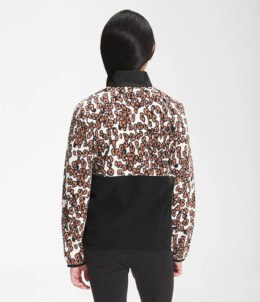 Dětské Bundy The North Face Printed Glacier ¼ Zip Leopard | REKYXLP-95