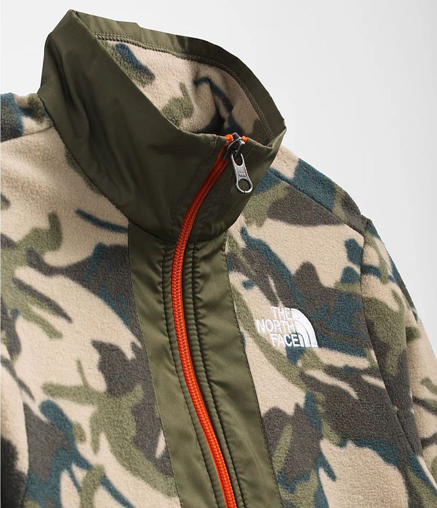 Dětské Bundy The North Face Printed Glacier ¼ Zip Camouflage | BNUXHEC-64