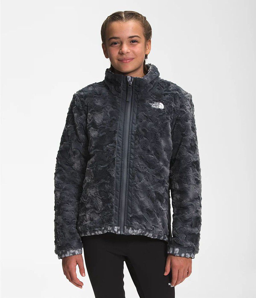 Dětské Bundy The North Face Printed Reversible Mossbud Swirl Šedé | SONFZDH-51