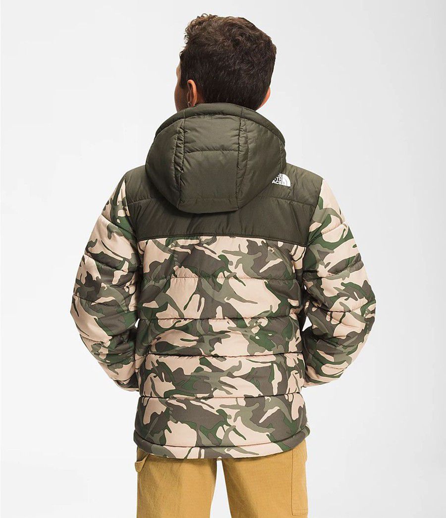 Dětské Bundy The North Face Printed Reversible Mount Chimbo Full Zip Hooded Camouflage | SXPJEWG-84