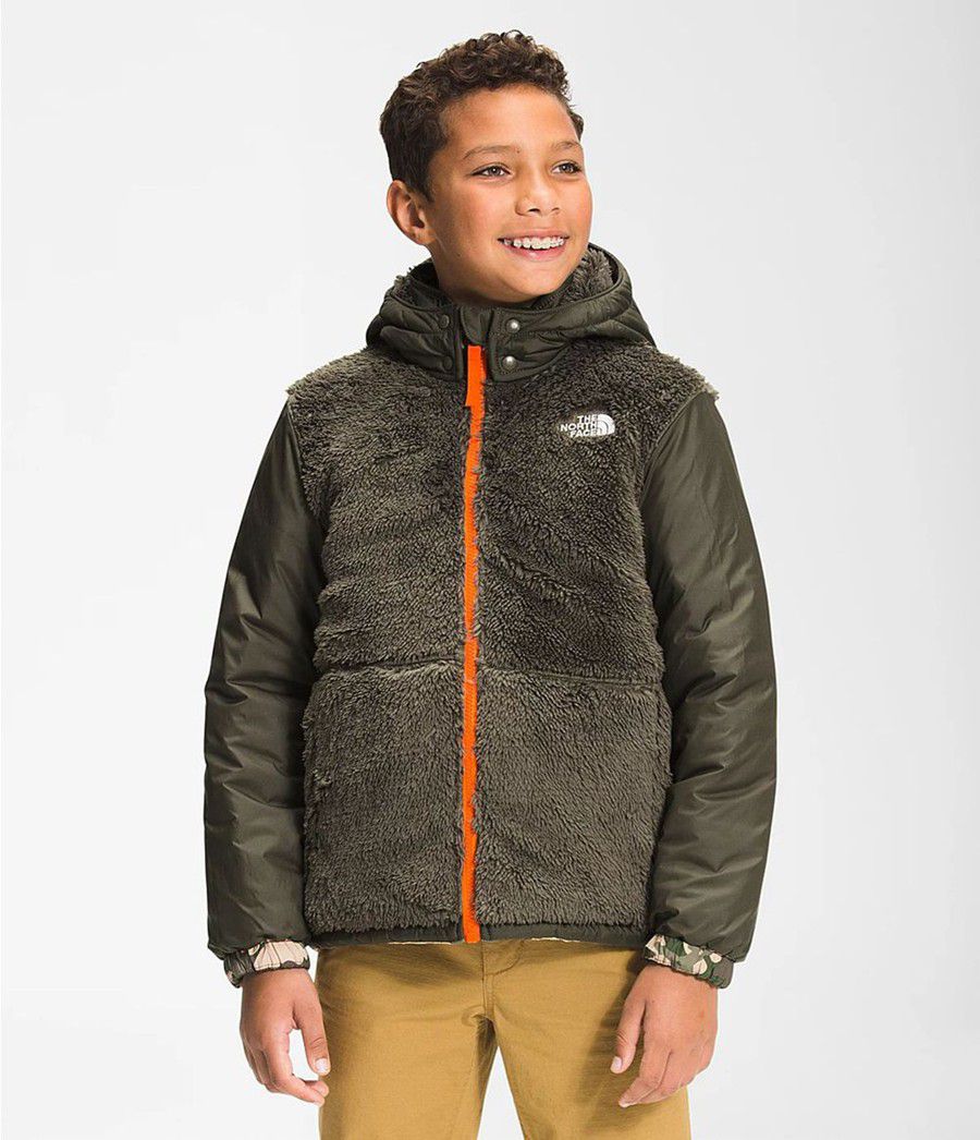 Dětské Bundy The North Face Printed Reversible Mount Chimbo Full Zip Hooded Camouflage | SXPJEWG-84