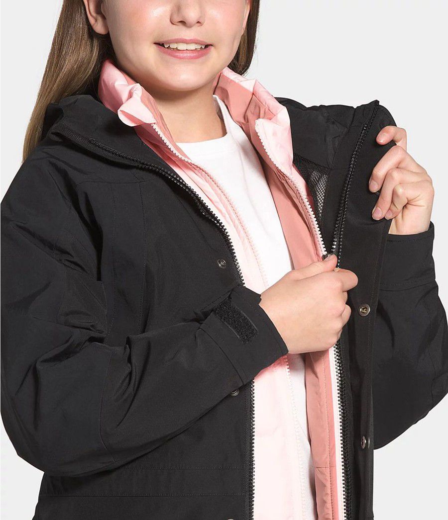 Dětské Bundy The North Face Reversible Andes Růžové | KPZSREY-82