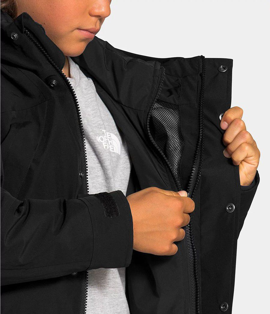 Dětské Bundy The North Face Reversible Andes Černé | APVNEMH-29