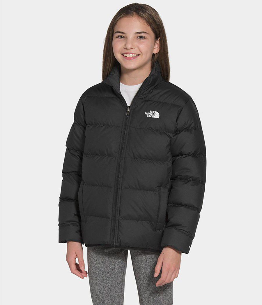 Dětské Bundy The North Face Reversible Andes Černé | APVNEMH-29