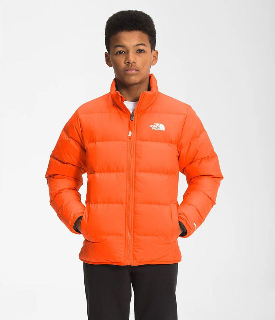 Dětské Bundy The North Face Reversible Andes Oranžové | ZFADVTN-61