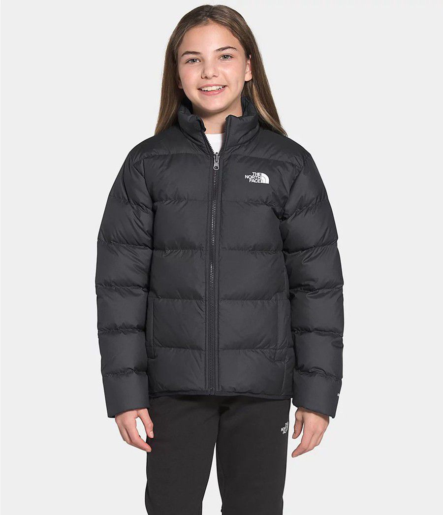 Dětské Bundy The North Face Reversible Andes Šedé | FQWHCZK-20