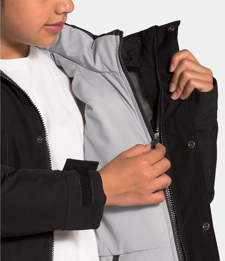 Dětské Bundy The North Face Reversible Andes Šedé | FQWHCZK-20