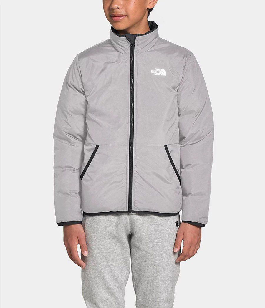 Dětské Bundy The North Face Reversible Andes Šedé | FQWHCZK-20