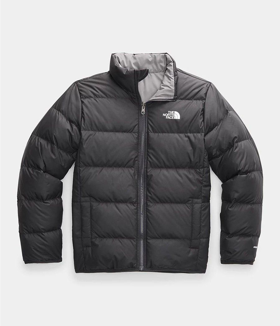 Dětské Bundy The North Face Reversible Andes Šedé | FQWHCZK-20