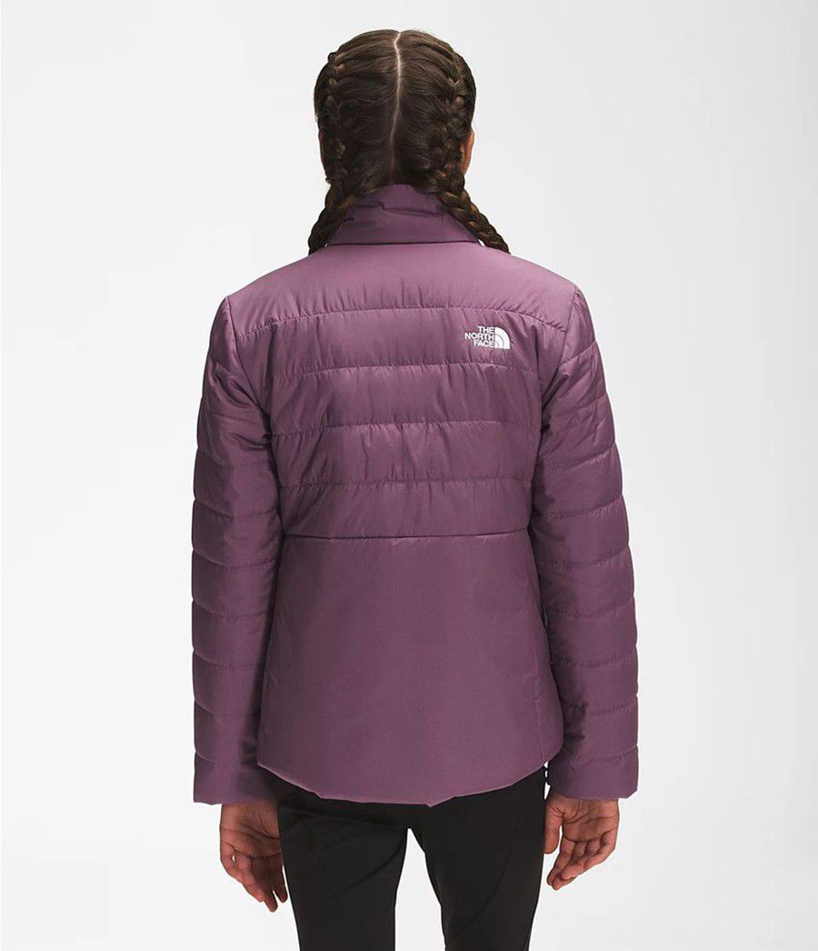 Dětské Bundy The North Face Reversible Mossbud Swirl Fialové | CFRLJPK-63