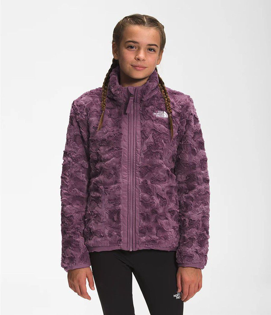 Dětské Bundy The North Face Reversible Mossbud Swirl Fialové | CFRLJPK-63