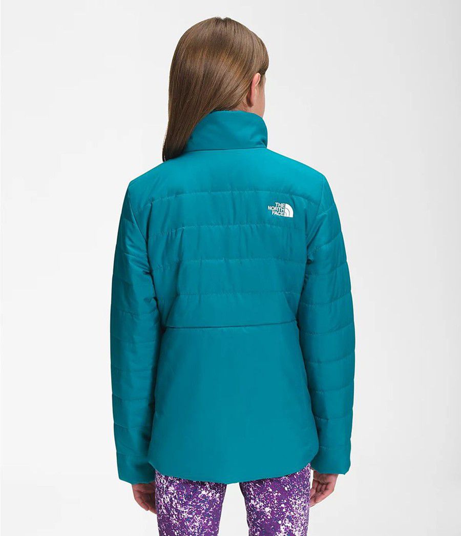Dětské Bundy The North Face Reversible Mossbud Swirl Blankyt | BTZYNQG-39