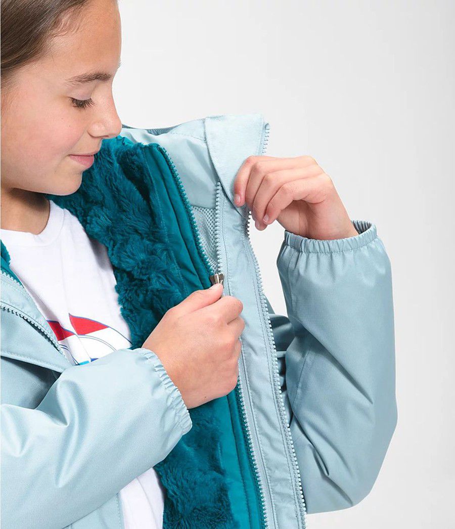 Dětské Bundy The North Face Reversible Mossbud Swirl Blankyt | BTZYNQG-39