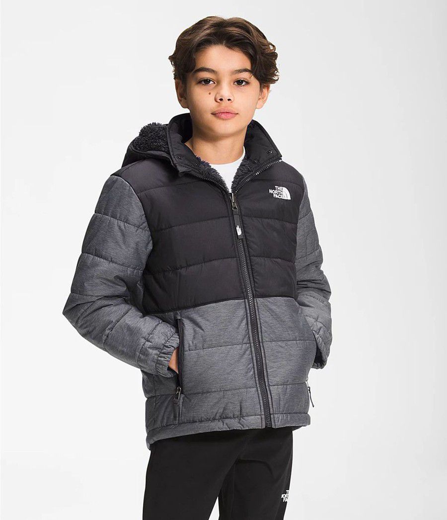 Dětské Bundy The North Face Reversible Mount Chimbo Full Zip Hooded Šedé | JGRZLYX-48