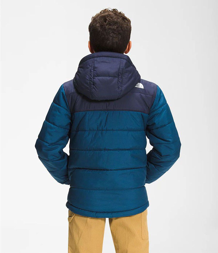 Dětské Bundy The North Face Reversible Mount Chimbo Full Zip Hooded Blankyt | DMARFBE-60