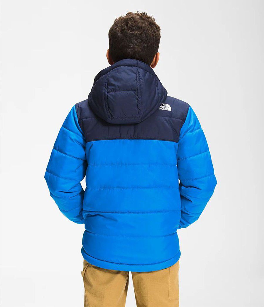 Dětské Bundy The North Face Reversible Mount Chimbo Full Zip Hooded Blankyt | SMLYEAB-81