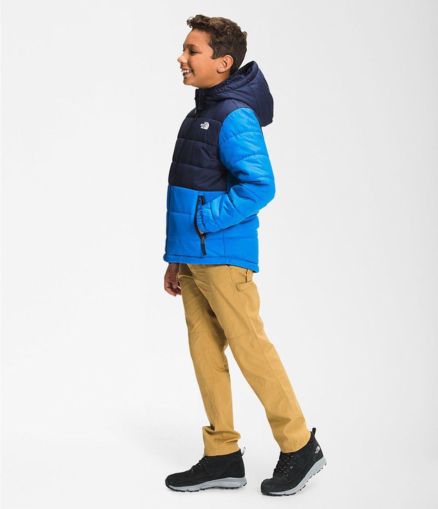 Dětské Bundy The North Face Reversible Mount Chimbo Full Zip Hooded Blankyt | SMLYEAB-81